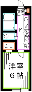 ルグラン武蔵野関町【2階】の間取り
