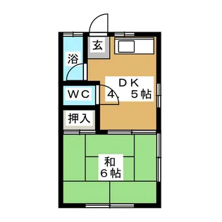 橋本コーポ C【2階】の間取り