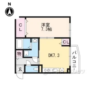 アロッジオ紫野【2階】の間取り