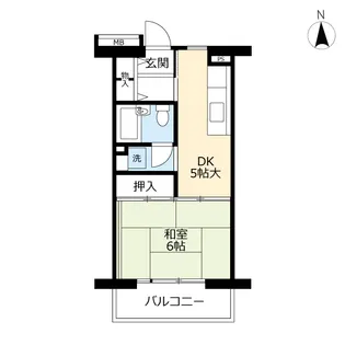 UR香椎若葉【3階】の間取り