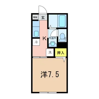 ピアット【1階】の間取り