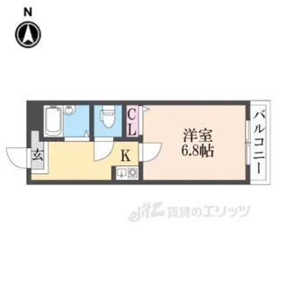 ソレイユ新伊丹【2階】の間取り