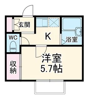 ムーンファイブ【1階】の間取り