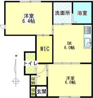 城山ヒルズ B【1階】の間取り