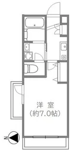カオパレス ナンバー22【2階】の間取り