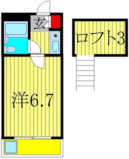 ビューパレス新柏【2階】の間取り
