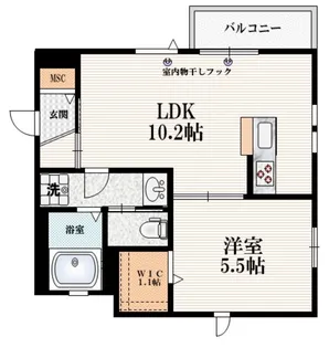グレースハウス【2階】の間取り