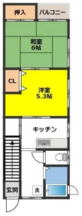 ジュエリーハウス99【2階】の間取り