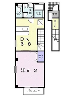 グランディオーゾ【2階】の間取り
