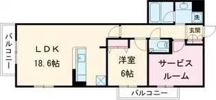 インペリアル大宮【2階】の間取り