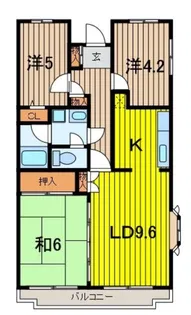 プランドール白幡【1階】の間取り