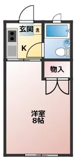 クレージュS【2階】の間取り