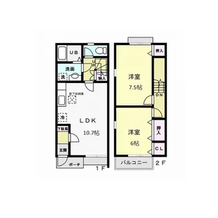 サニーヒルの間取り