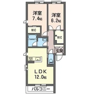 Cent-Livie【1階】の間取り