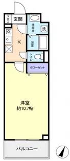 エトワール久保田【1階】の間取り