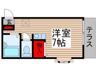 オーキッド壱番館【1階】の間取り