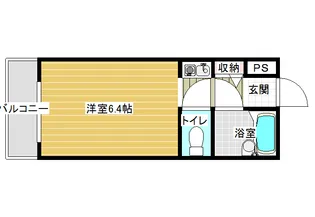 スカイキャンパス旭ヶ丘【2階】の間取り