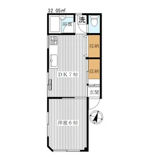 リバーサイド【3階】の間取り