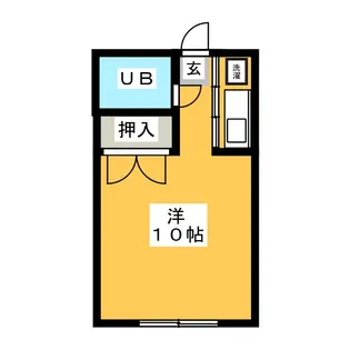 第1北上荘【2階】の間取り