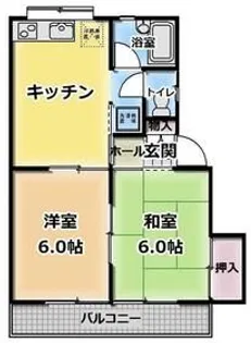 コーポヤマト【2階】の間取り