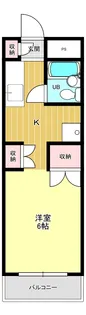 1Kの間取り画像