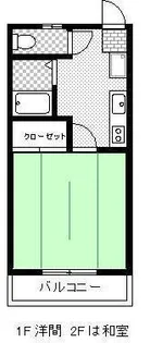 コーポグレイシャス【2階】の間取り