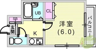 ルミエールUOZAKI【2階】の間取り