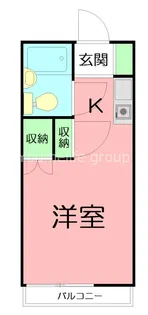 神奈川県秦野市曽屋【アパート】の間取り