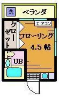 和幸マンション【3階】の間取り