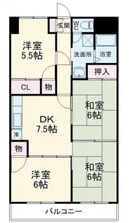 INSURANCE BLDG XVI【2階】の間取り