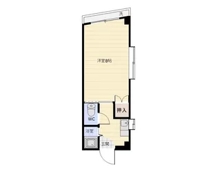1Kの間取り画像