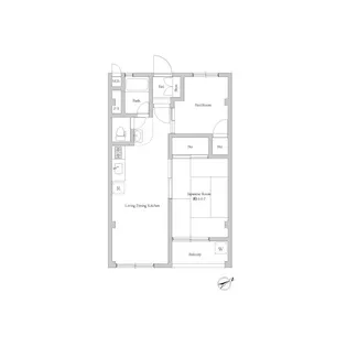 田園調布コーポラス【5階】の間取り