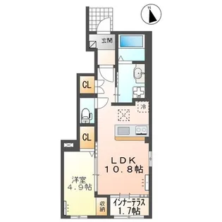 Sunmarina (サンマリーナ)【1階】の間取り