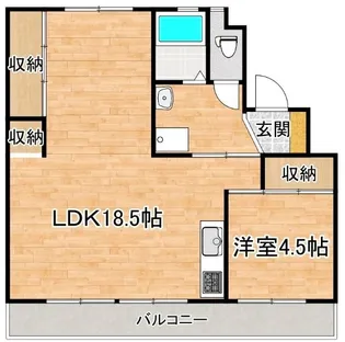 スカイクレスト1号棟【5階】の間取り