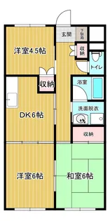 コーポ宝【3階】の間取り