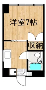 第二住原ビル【2階】の間取り