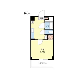 ガーデンヒルズ【4階】の間取り