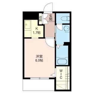 ラメール南吉田【2階】の間取り