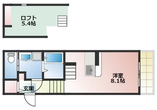 ウェルストン車道【1階】の間取り