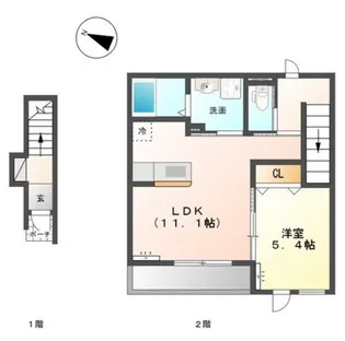 ロートス【2階】の間取り