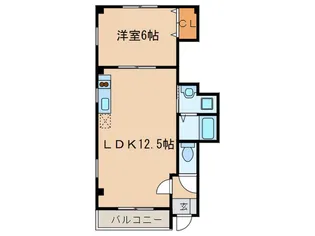 サン・ラヴィエ【2階】の間取り