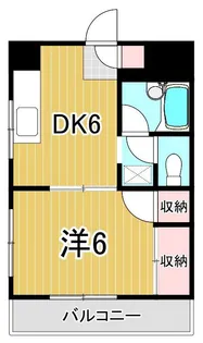 フラワーヒルズ【1階】の間取り
