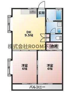 コーポアンジェラス【1階】の間取り