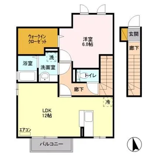 ポラリス II【2階】の間取り