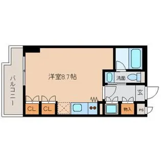 グランルージュ栄 II【2階】の間取り