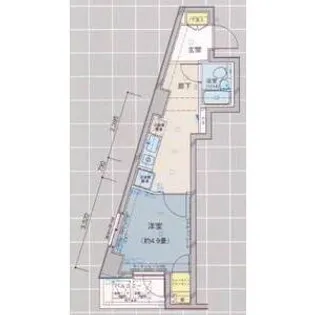 ヴェルト五反田イースト【10階】の間取り