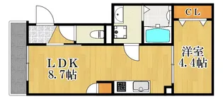 神奈川県川崎市川崎区殿町2【マンション】の間取り