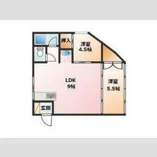 八まきビル【4階】の間取り