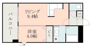 ニューガイアリルーム新大江No.69【7階】の間取り