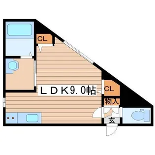 ミリオネールII【3階】の間取り